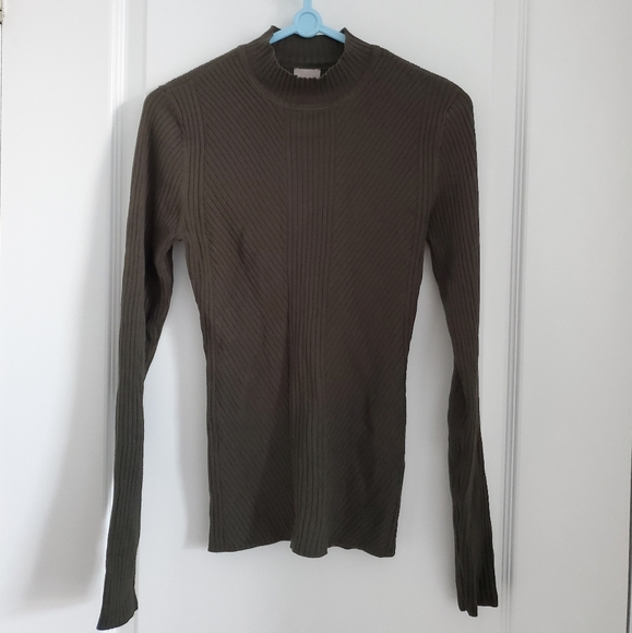 H&M Ribbed Mock Neck Sweater - Picture 3 of 5